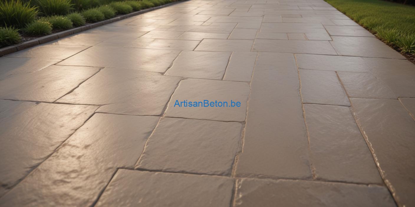 Comment entretenir un béton imprimé extérieur?