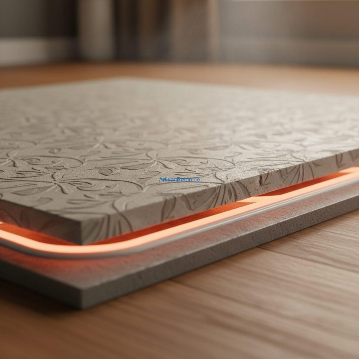 Peut-on poser du béton imprimé sur une surface chauffée?