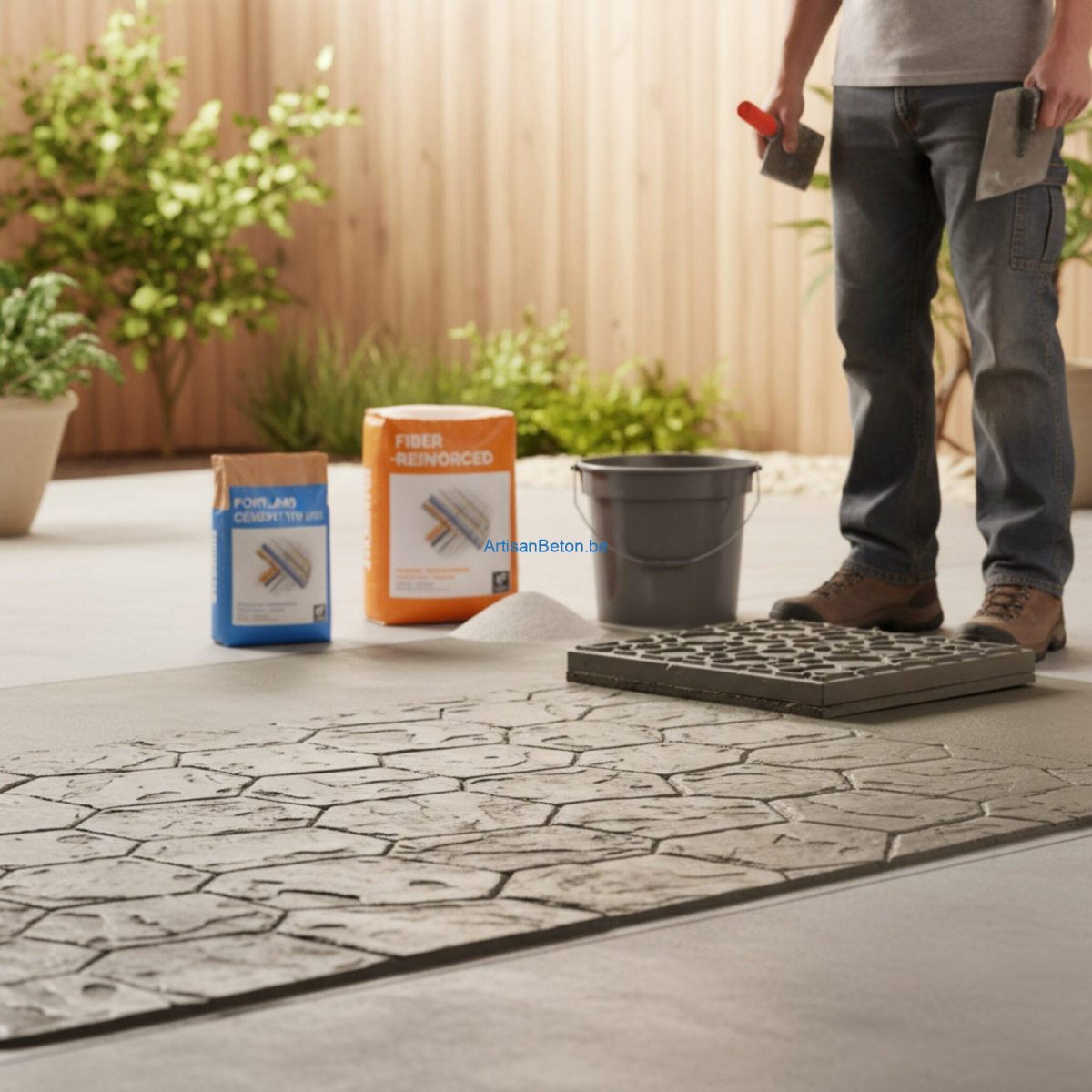 Quel type de béton utiliser pour du béton imprimé?