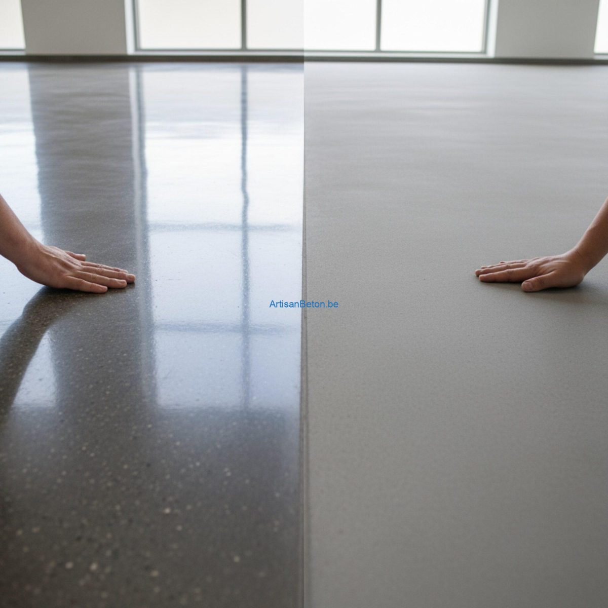 Quelle est la différence entre béton ciré et béton lisse?