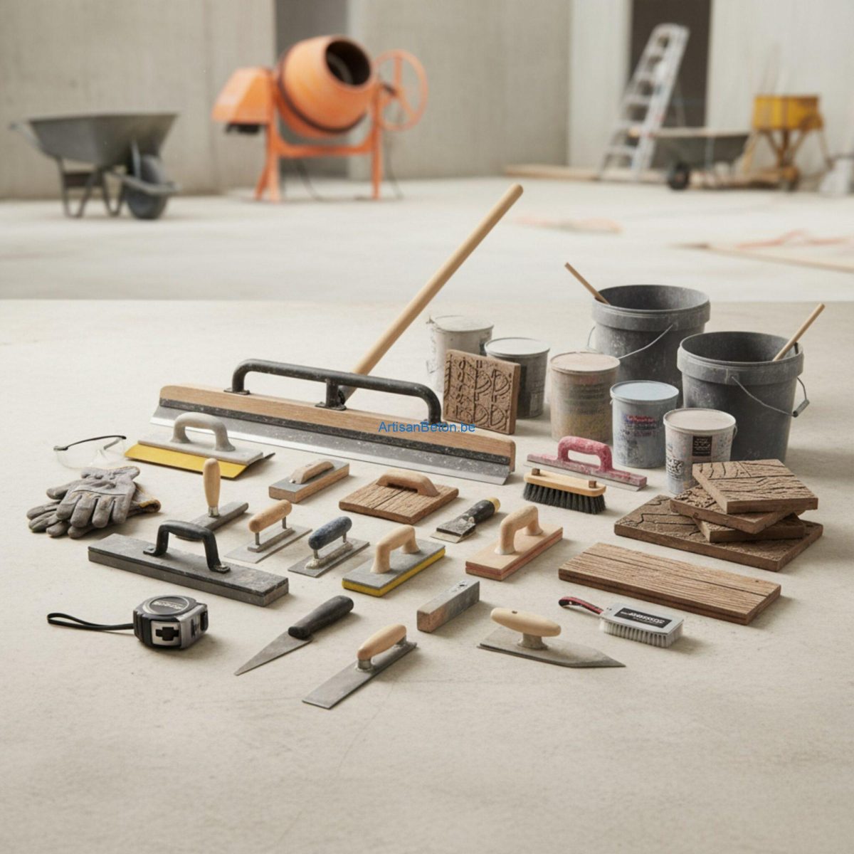 Quels outils sont essentiels pour la pose d’un béton décoratif?