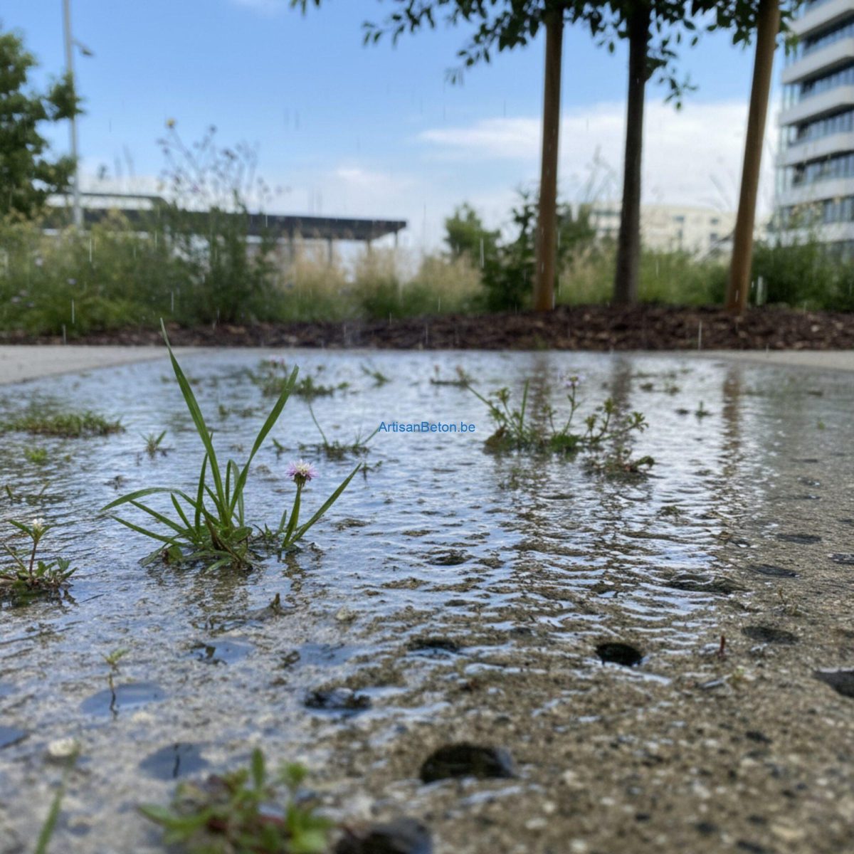 Quels sont les avantages du béton drainant?