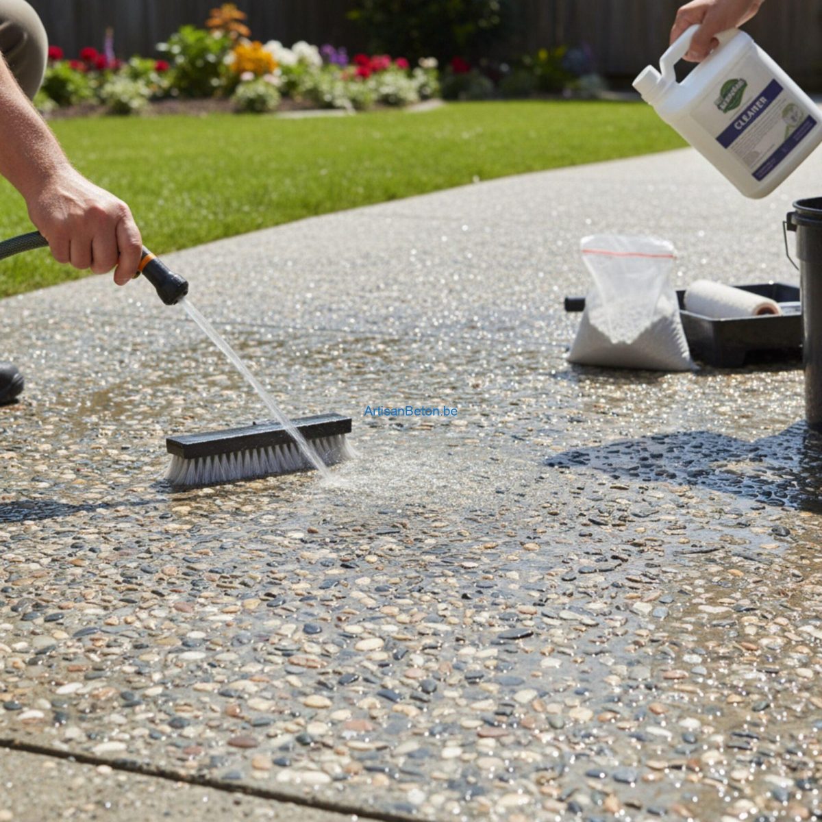 Comment entretenir un béton désactivé extérieur? Comment entretenir un béton désactivé extérieur?