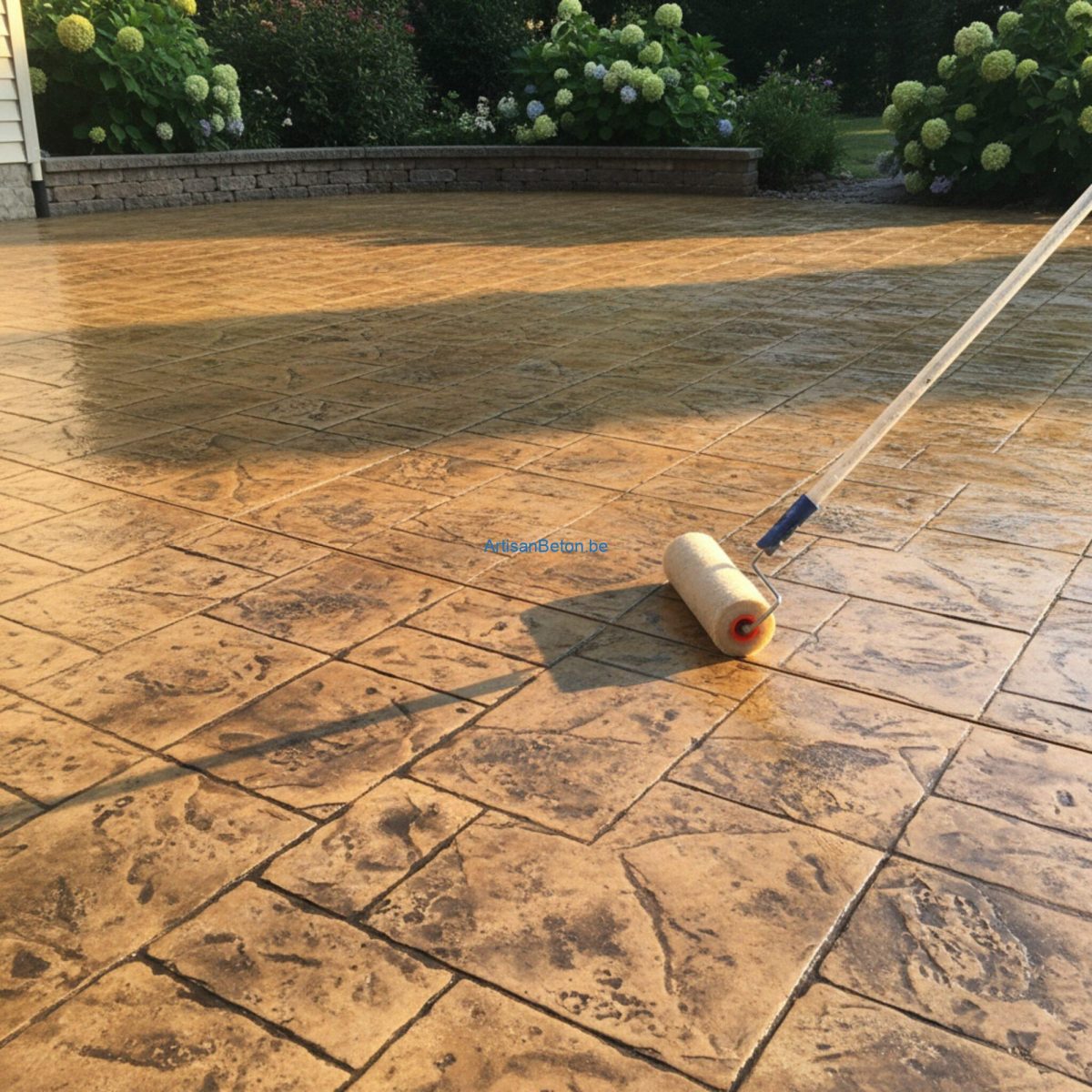Peut-on appliquer une couche de finition sur un béton imprimé ?