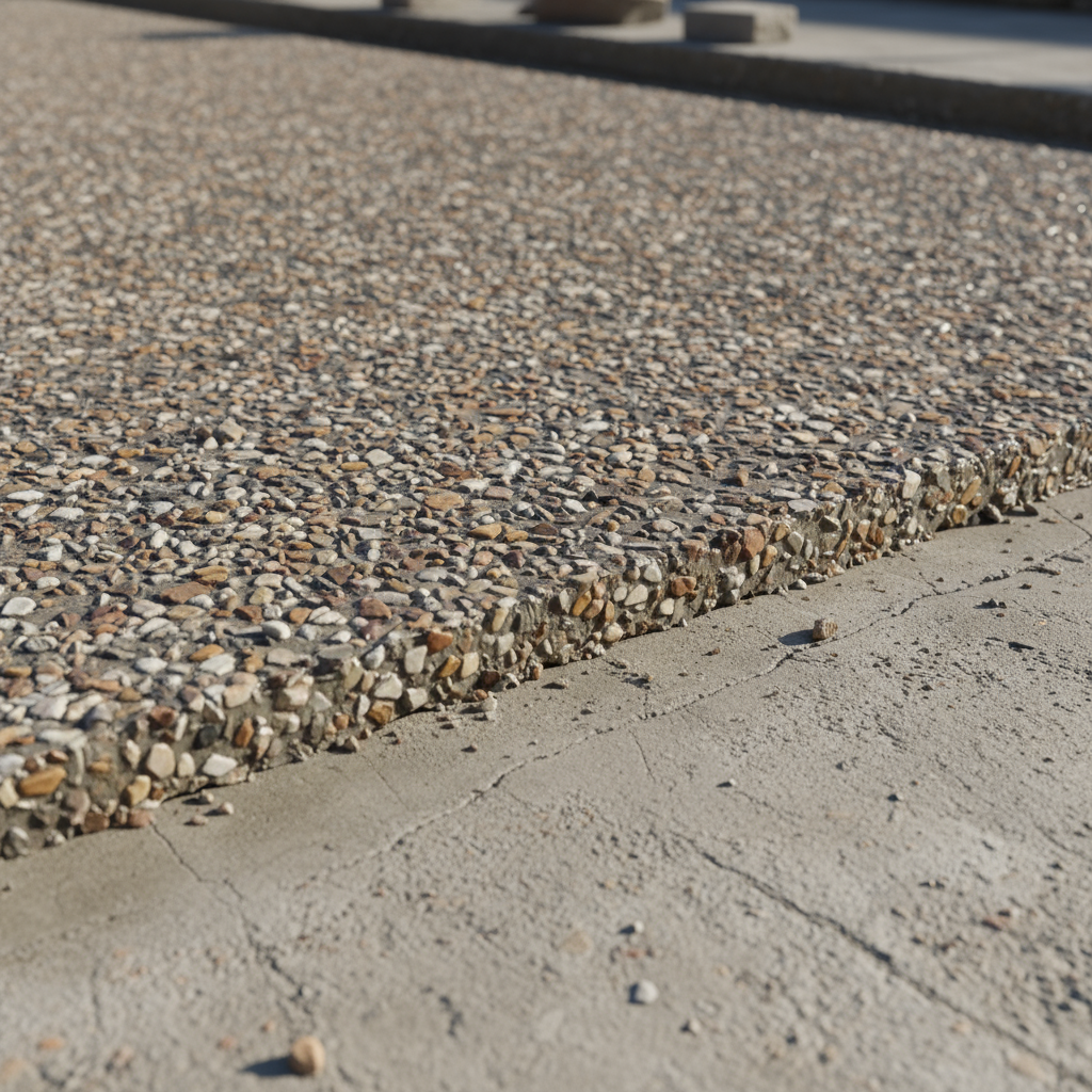 Peut-on poser du béton désactivé sur une chape ancienne?