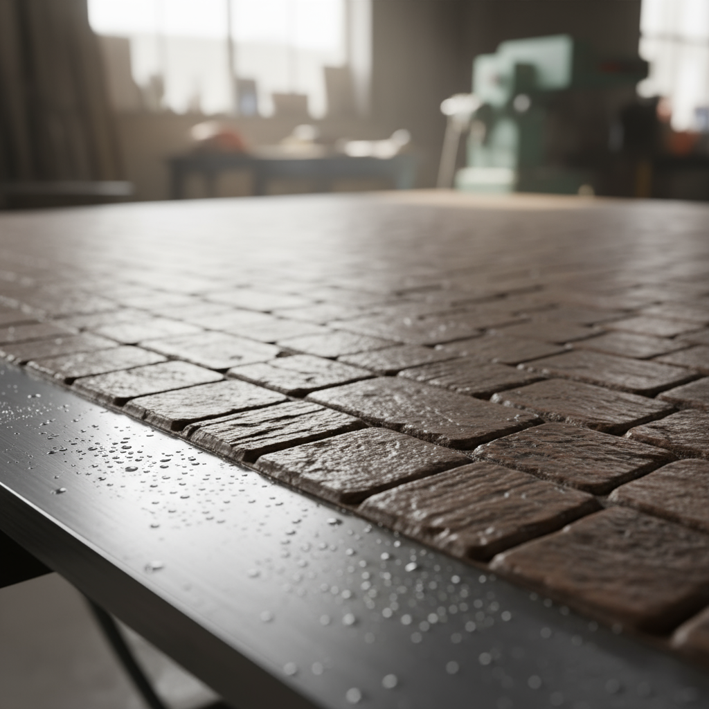 Peut-on poser du béton imprimé sur une surface métallique?
