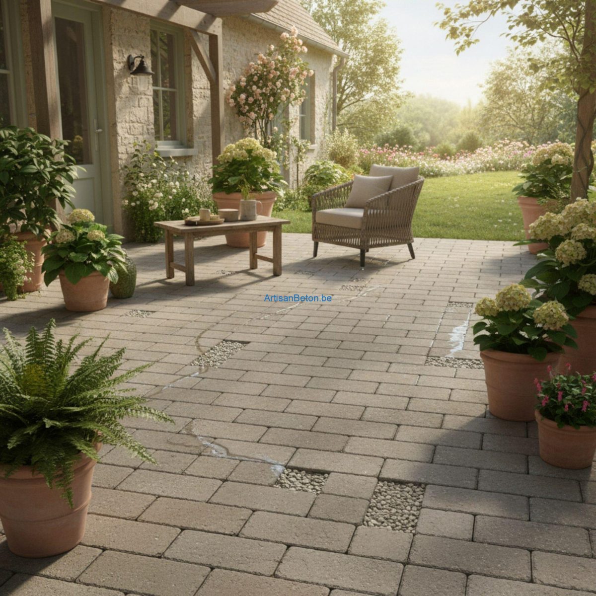 Peut-on utiliser du béton drainant pour une terrasse?
