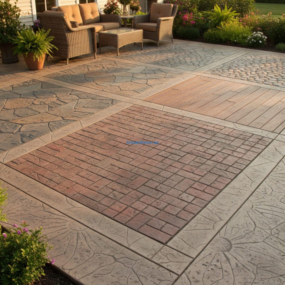 Quels sont les motifs les plus demandés pour le béton imprimé? Quels sont les motifs les plus demandés pour le béton imprimé?