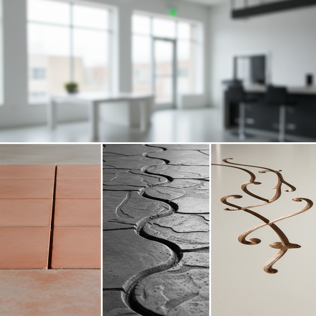 Quels sont les types de joints pour béton décoratif?