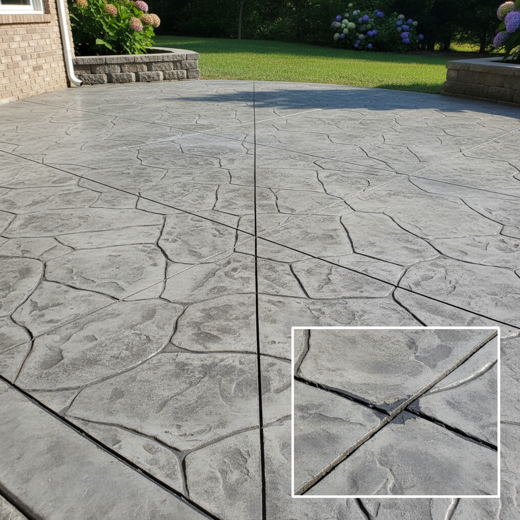 Quels joints utiliser pour du béton imprimé?