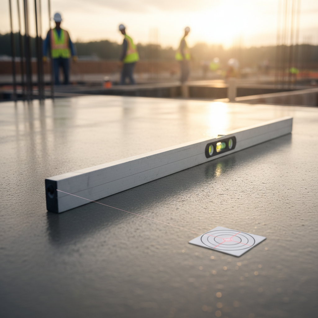 Comment mesurer la planéité d’un béton lisse neuf?