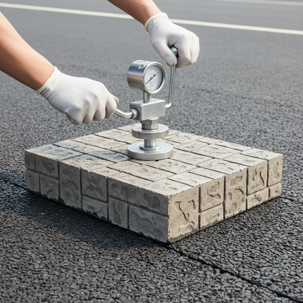 Comment tester l’adhérence d’un béton imprimé sur asphalte?