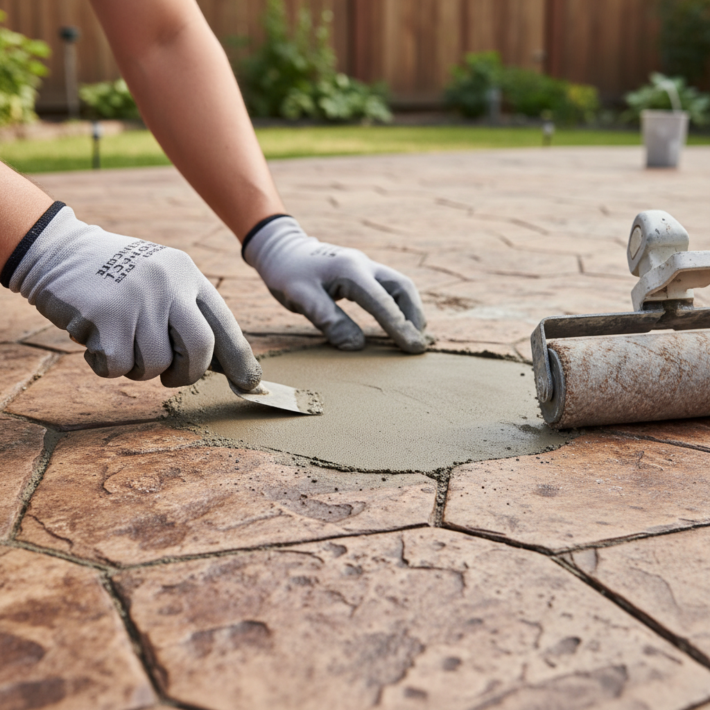 Comment corriger un défaut d’empreinte sur béton imprimé? Comment corriger un défaut d’empreinte sur béton imprimé?