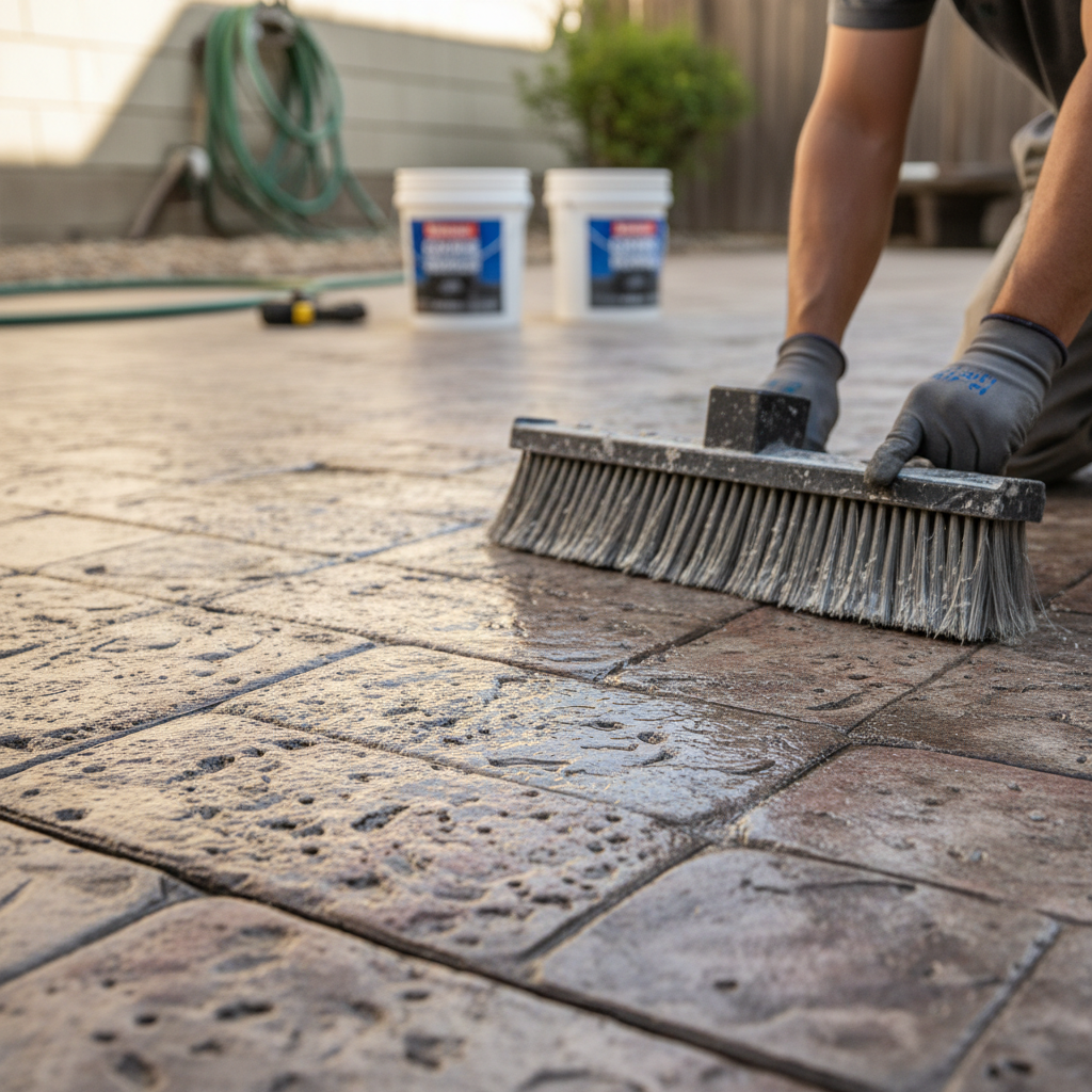 Comment durcir un béton imprimé trop poreux? Comment durcir un béton imprimé trop poreux?