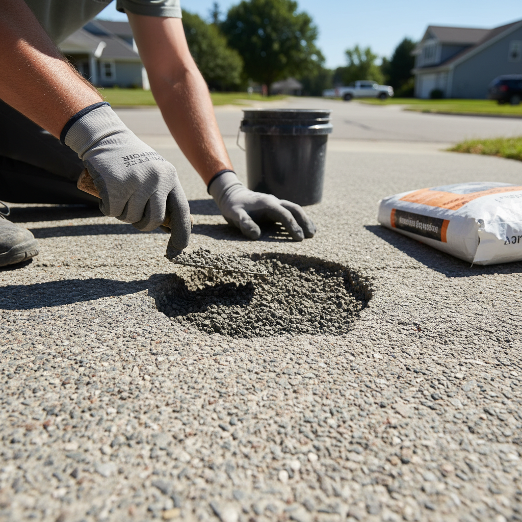 Comment réparer un affaissement local en béton drainant? Comment réparer un affaissement local en béton drainant?