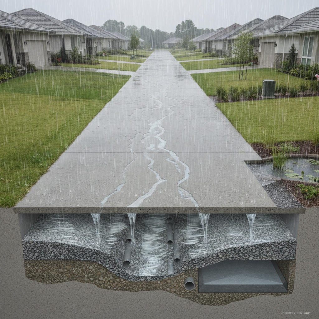 Le béton drainant convient-il en zone inondable? Le béton drainant convient-il en zone inondable?