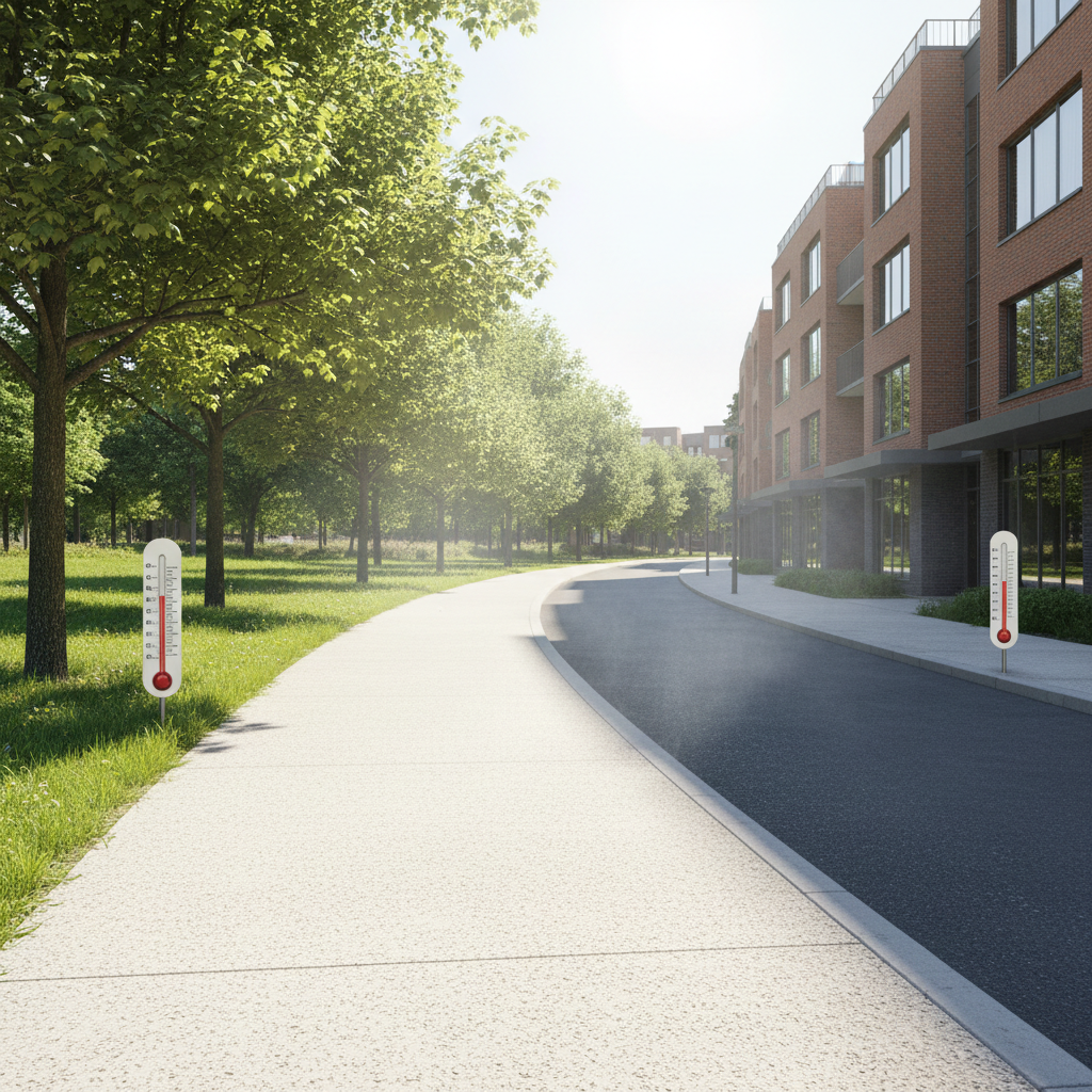 Le béton drainant réduit-il l’effet d’îlot de chaleur?