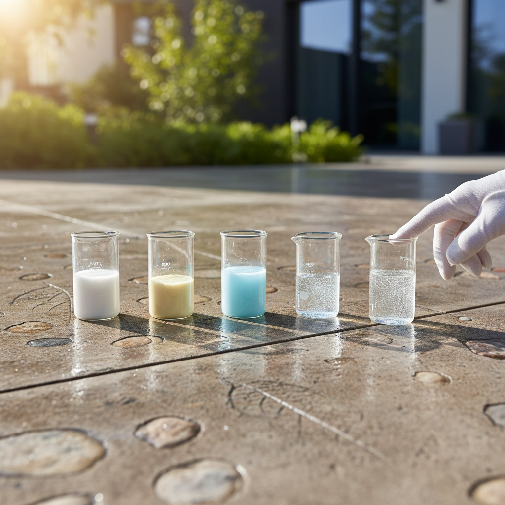 Quel additif anti-UV pour béton décoratif extérieur?