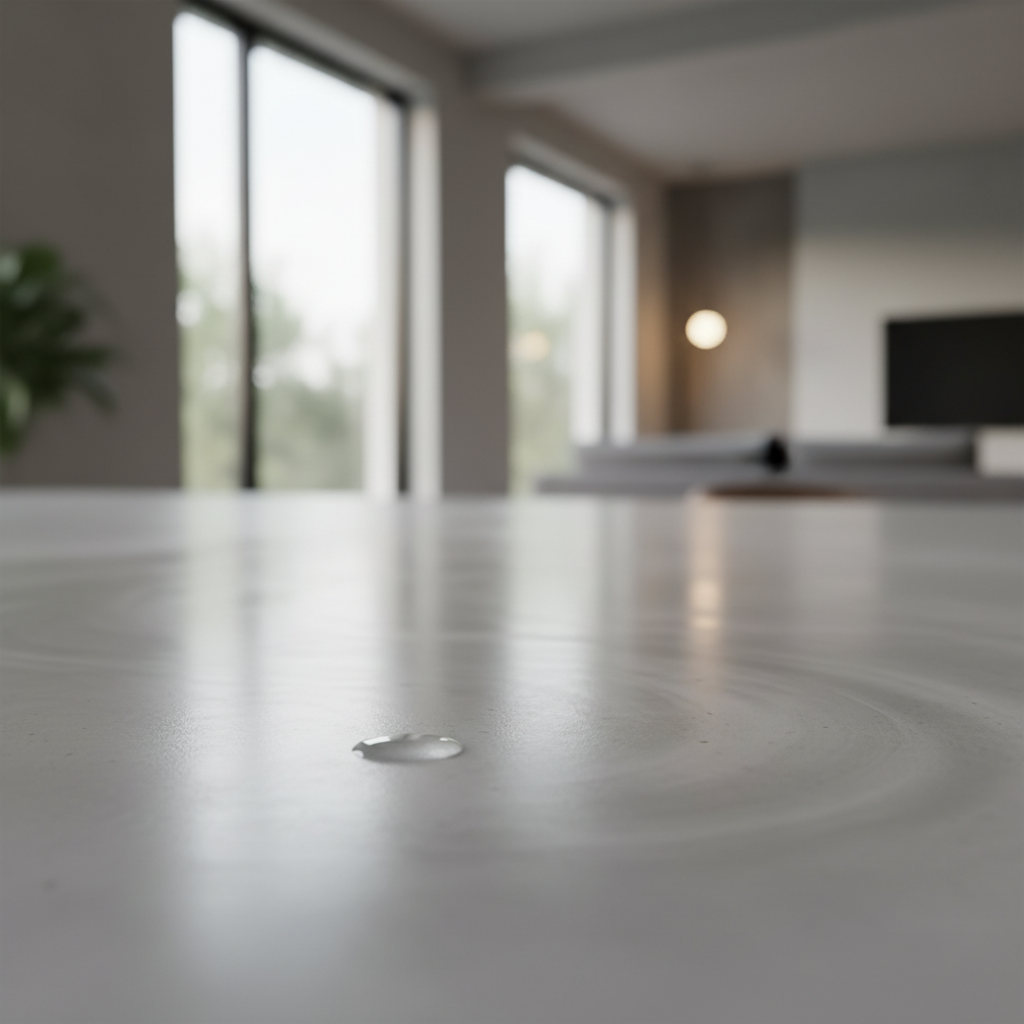 Quelle finition satinée pour béton lisse?