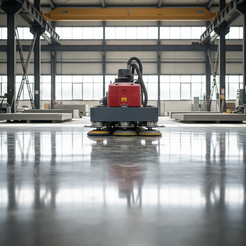 Quelle machine à polir pour un béton industriel lisse? Quelle machine à polir pour un béton industriel lisse?