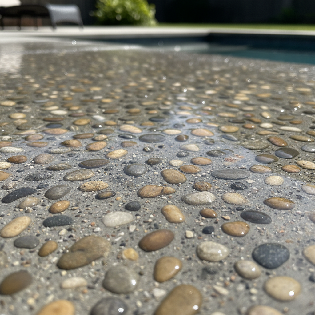 Quelle résine incolore pour béton désactivé?