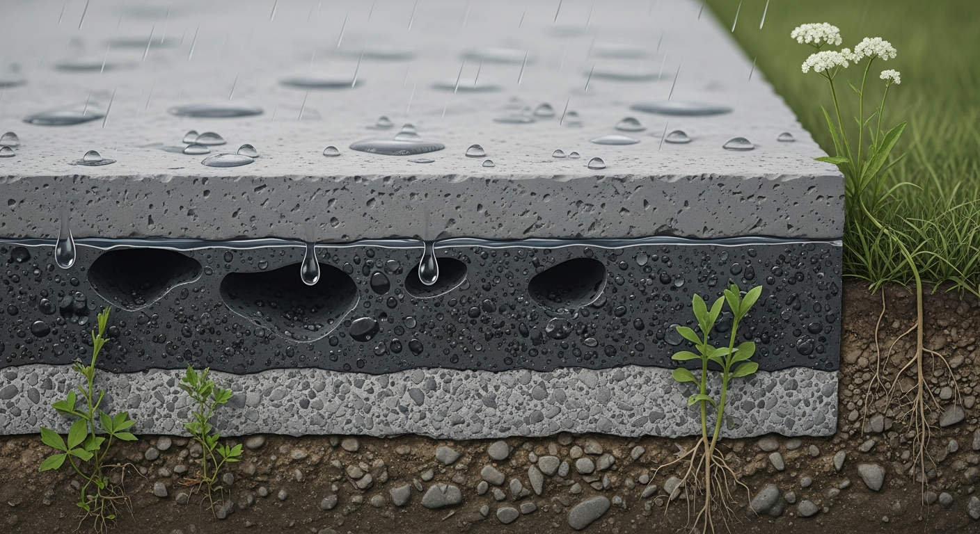 Le béton drainant absorbe-t-il les métaux lourds?