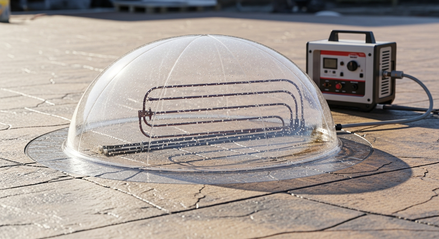 Quelle cure accélérée pour un béton imprimé urgent? Quelle cure accélérée pour un béton imprimé urgent?