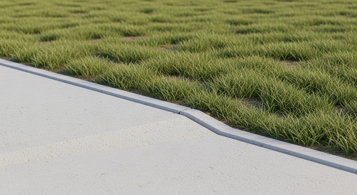 Quelle pente de raccordement pour du béton drainant?